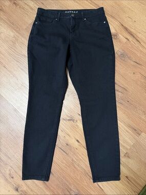 Hannah classic 5 pocket Straight Jeans, black, size 10